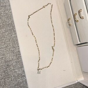 M chain necklace